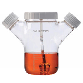 Flask, Magna-Flex Spinner, 3000mL, Complete