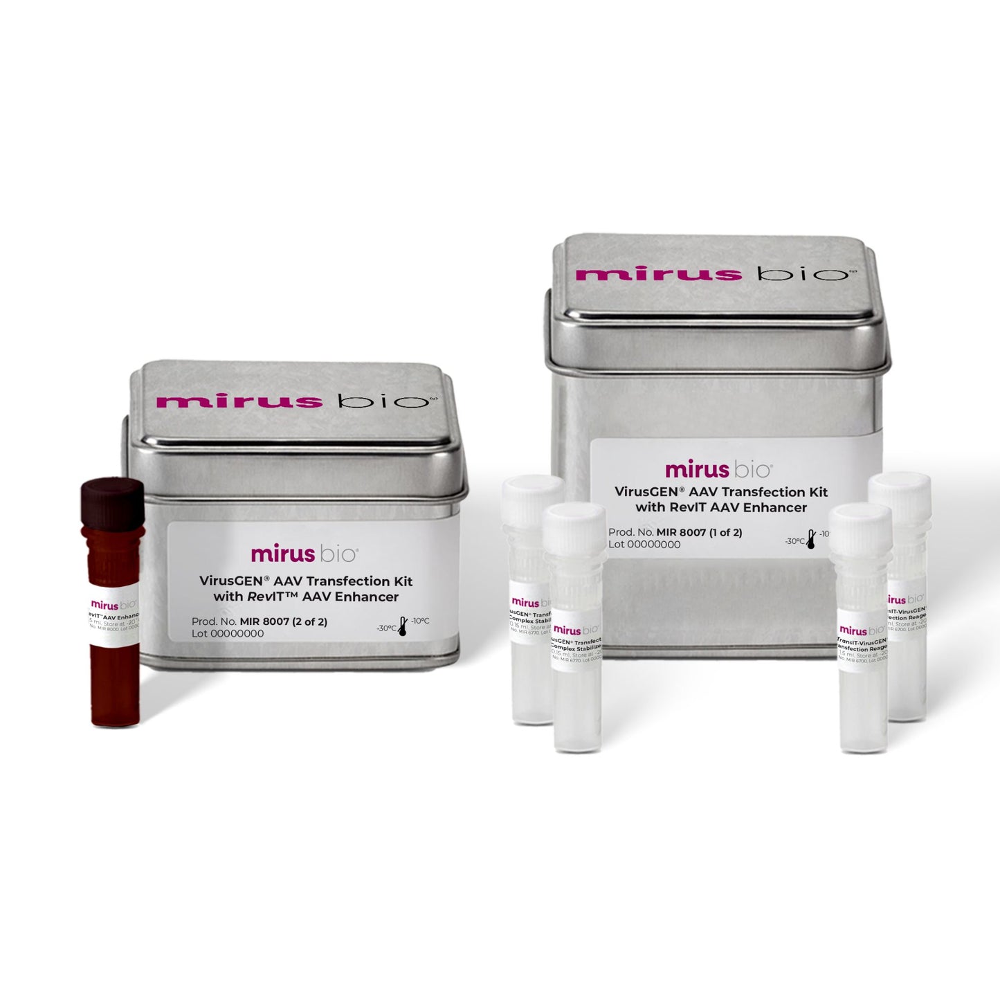 Image of MIR8007 - VirusGEN® AAV Transfection Kit with RevIT AAV Enhancer, for 1 L of Culture