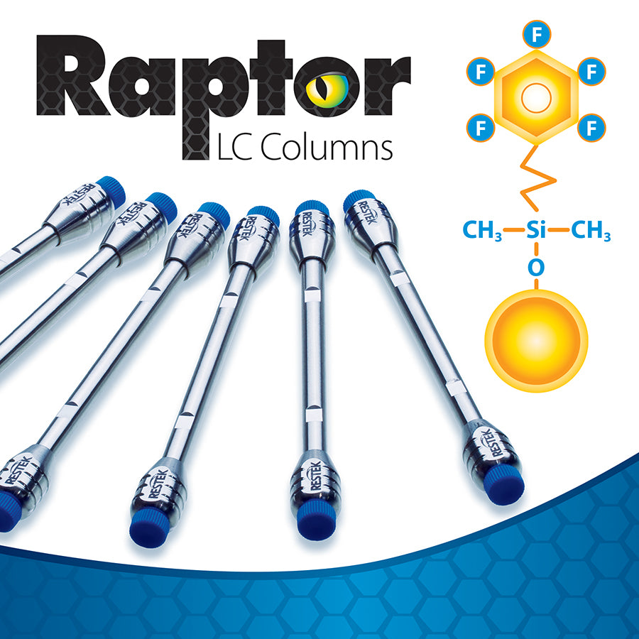 Raptor FluoroPhenyl, 5µm, 50x3.0mm HPLC Column