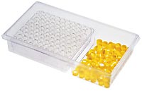 Sale Item - Stepvial II, 1.5 mL, 12 x 32 mm, Clear Glass, Yellow PP Cap & PTFE/Silicone/PTFE Septum, Special Sale Price Shown, While Quantities Last