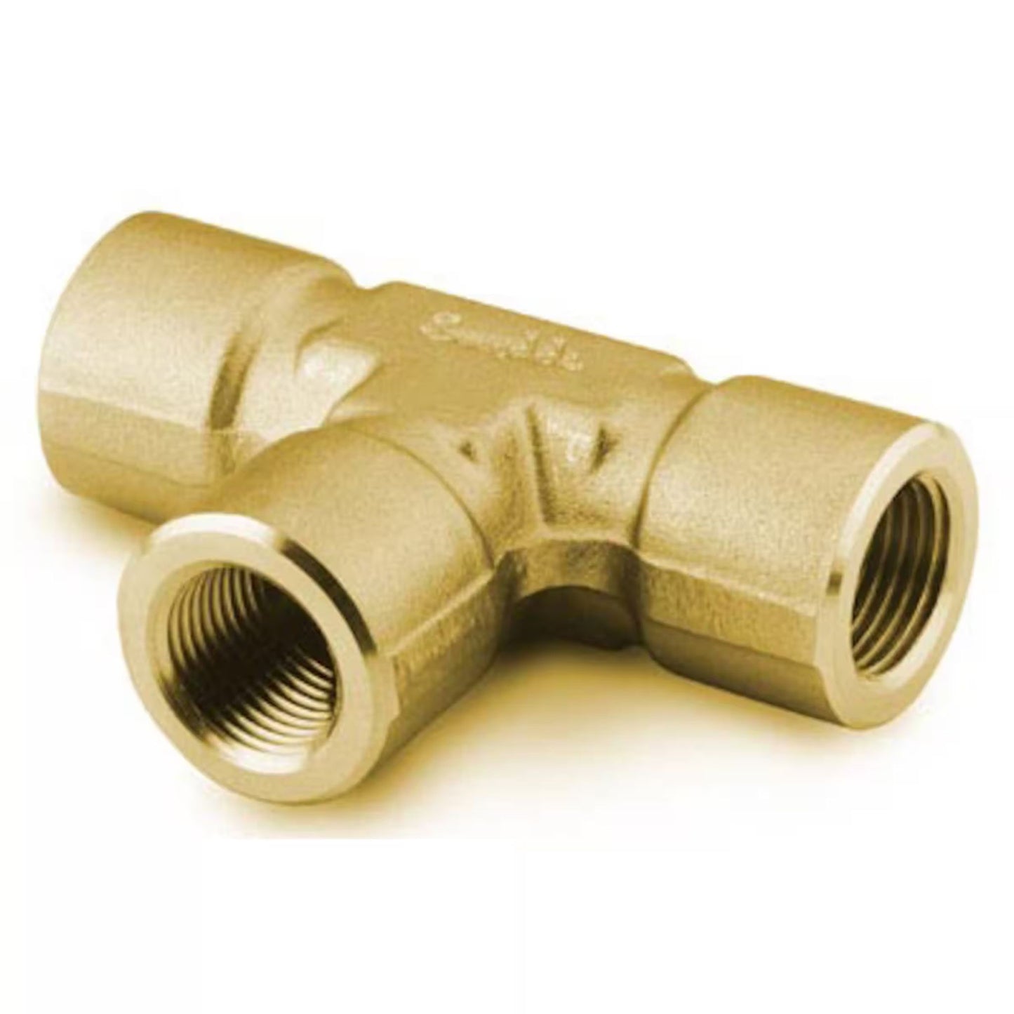 Brass Pipe Fitting, Tee, 1/2" Female NPT