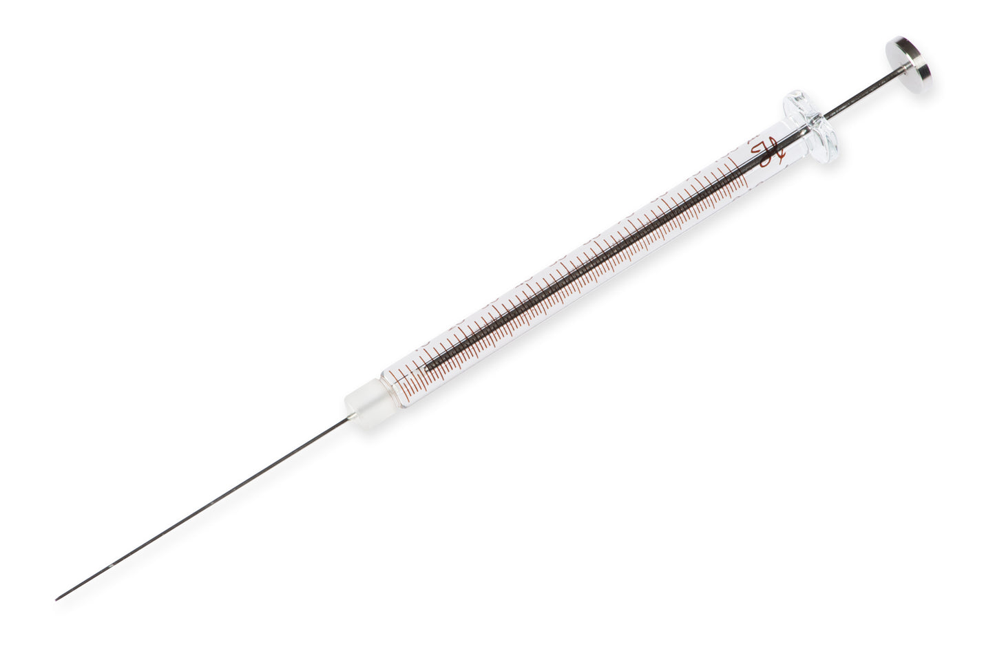 100 µL, Model 1710 N CTC Syringe (6.6 mm), S-Line, Cemented Needle, 23 ga, Point Style AS