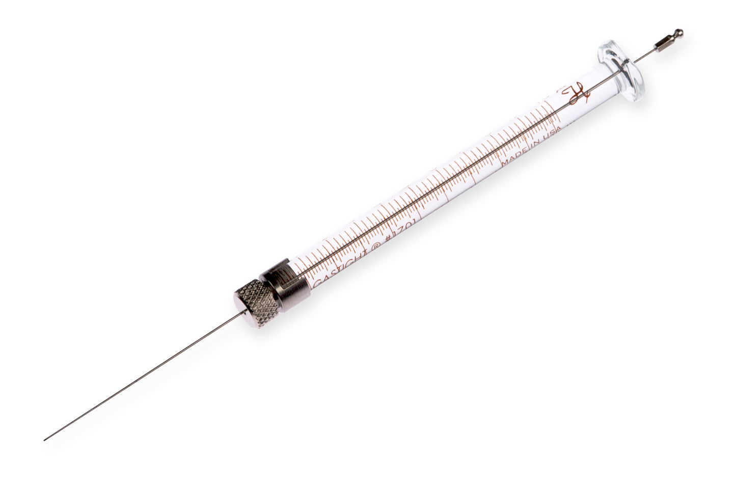 10 µL, Model 1701 RN Agilent Syringe, Small Removable Needle, 26s ga, 1.71 in, Point Style AS