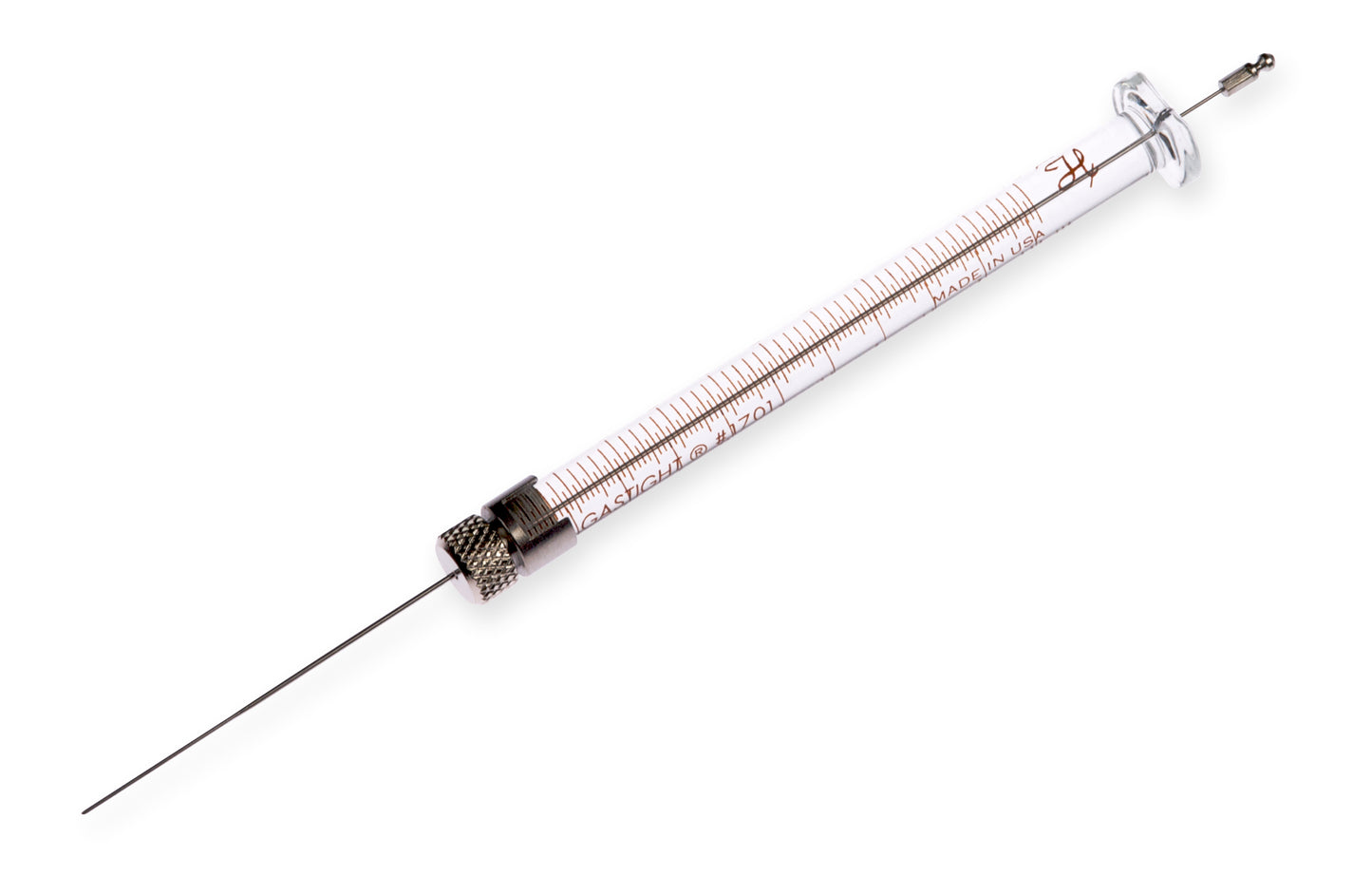 10 µL, Model 1701 RN Agilent Syringe, Small Removable Needle, 23s-26s ga, 1.71 in, Point Style AS