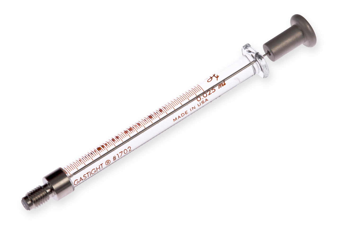 25 µL, Model 1702 CX Syringe, 1/4-28 Threads