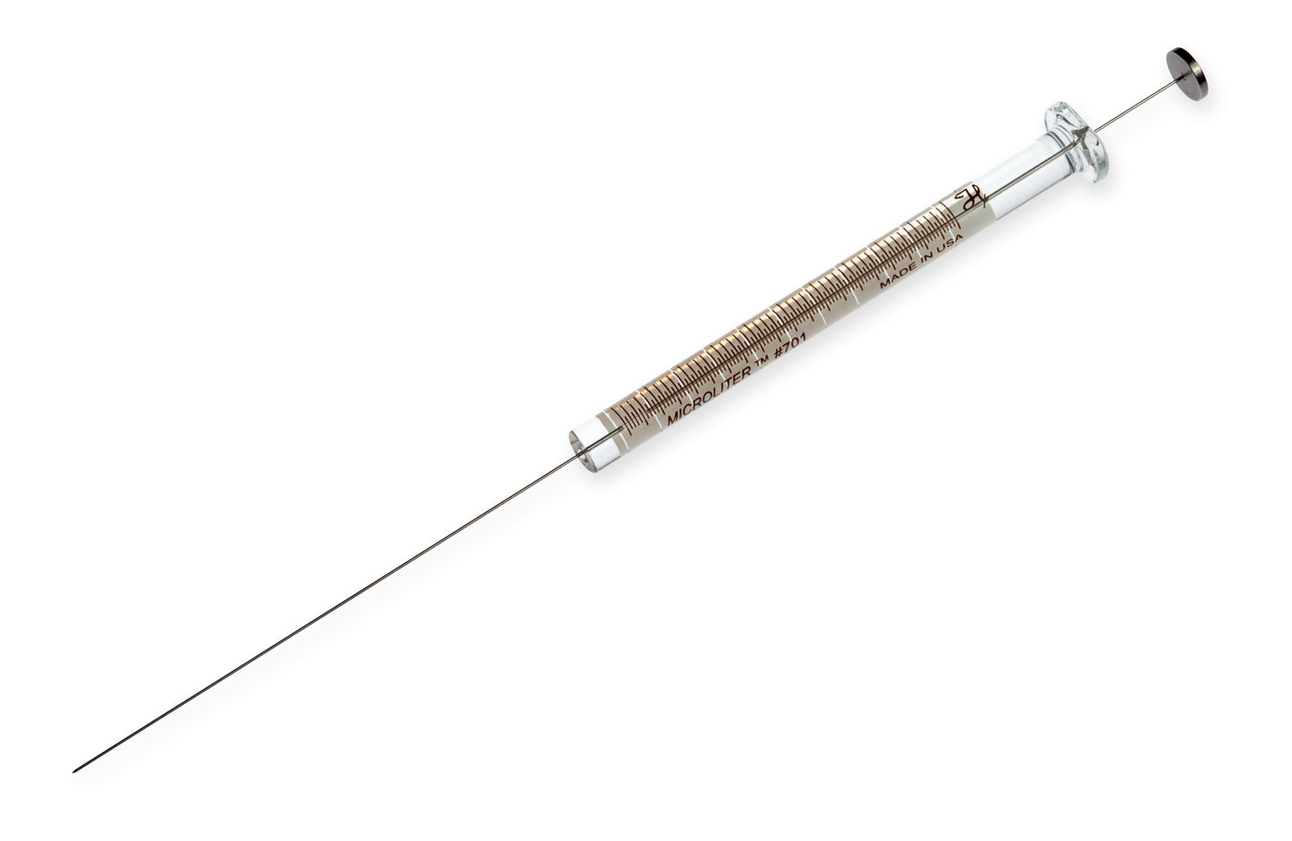 10 µL, Model 701 N Syringe, Cemented Needle, 26s ga, 3.15 in, Point Style AS