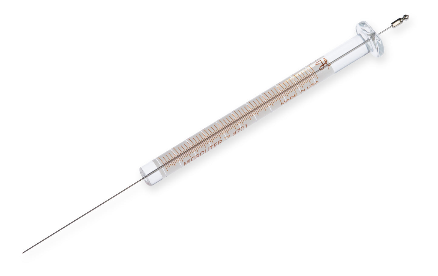 10 µL, Model 701 N Agilent Syringe, Cemented Needle, 26s ga, 1.71 in, Point Style AS