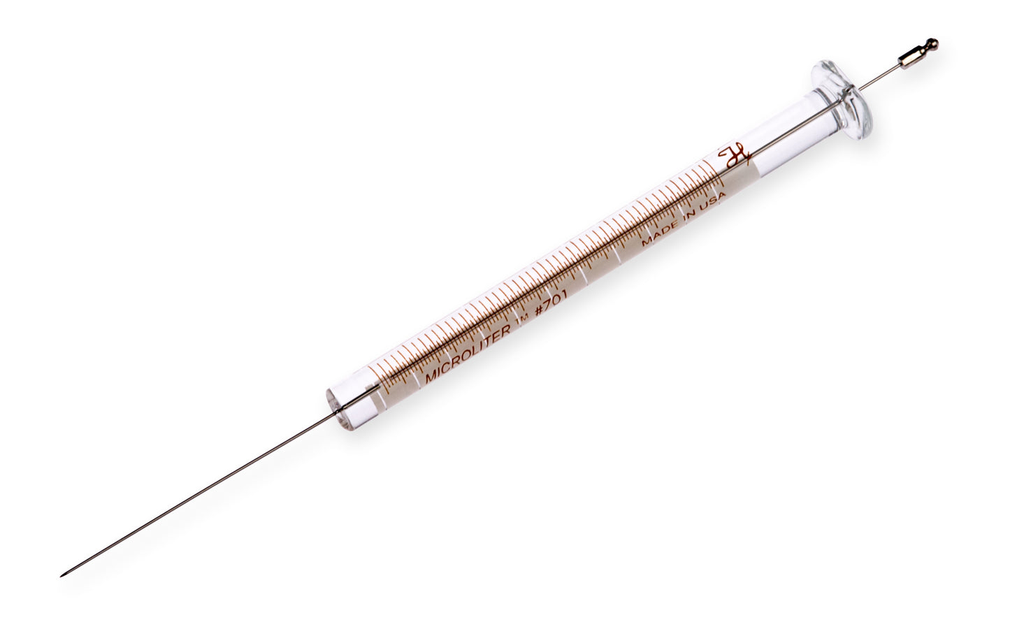10 µL, Model 701 N Agilent Syringe, Cemented Needle, 26s ga, 1.71 in, Point Style 2