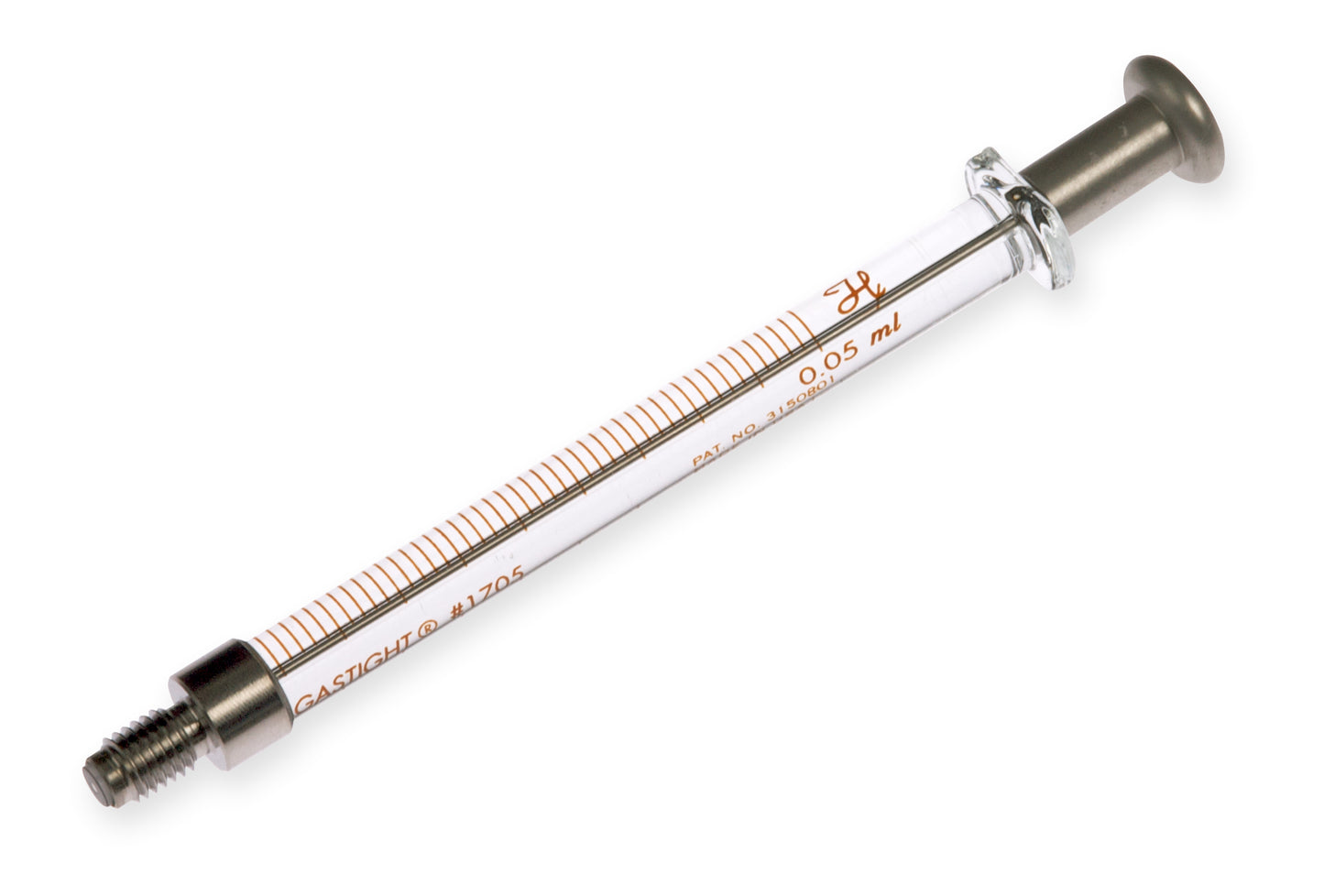 50 µL, Model 1705 CX Syringe, 1/4-28 Threads