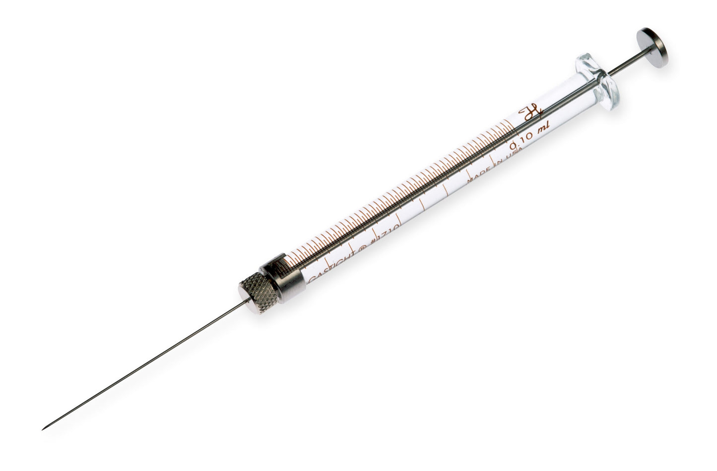 100 µL Gastight Syringe Model 1710 RN, Small Removable Needle, 22s gauge, 2 in, Point Style 2
