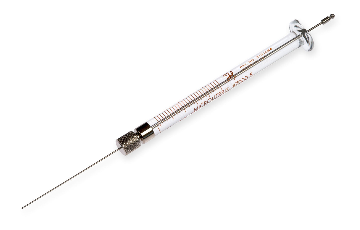 0.5 µL, Model 7000.5 KH Agilent Syringe, Knurled Hub Needle, 23s ga, 1.71 in, Point Style AS