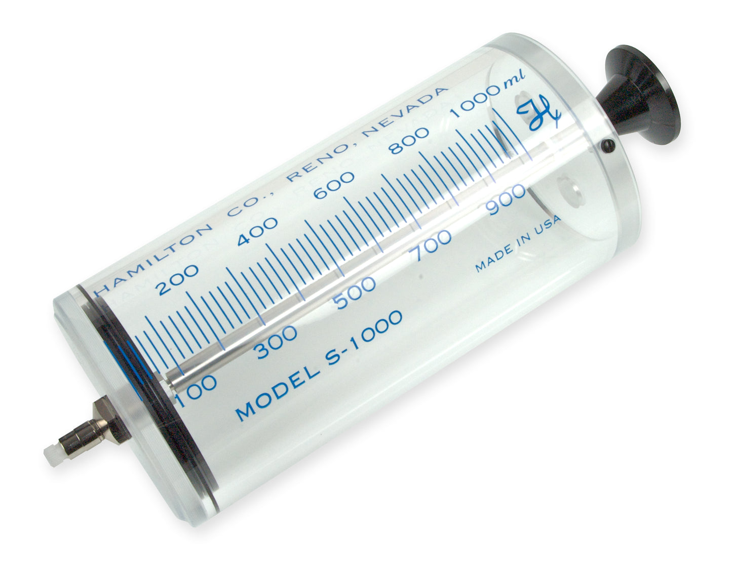 1 L Super Syringe Model S1000 TLL, PTFE Luer Lock, Needle Sold Separately