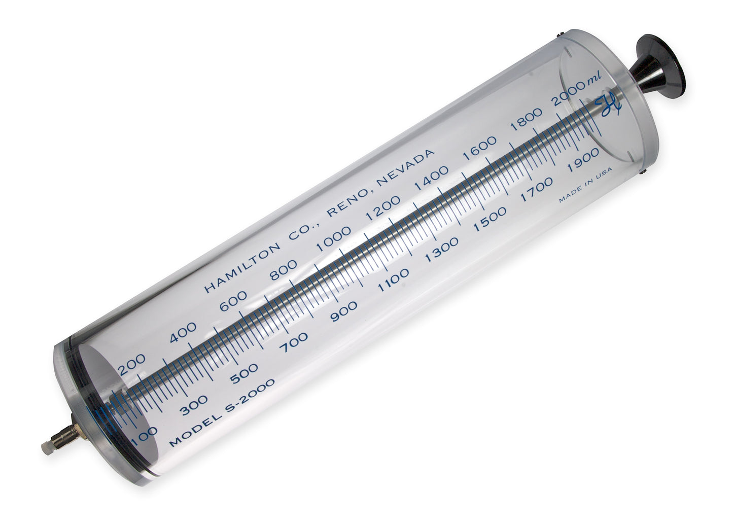 2 L Super Syringe Model S2000 TLL, PTFE Luer Lock, Needle Sold Separately