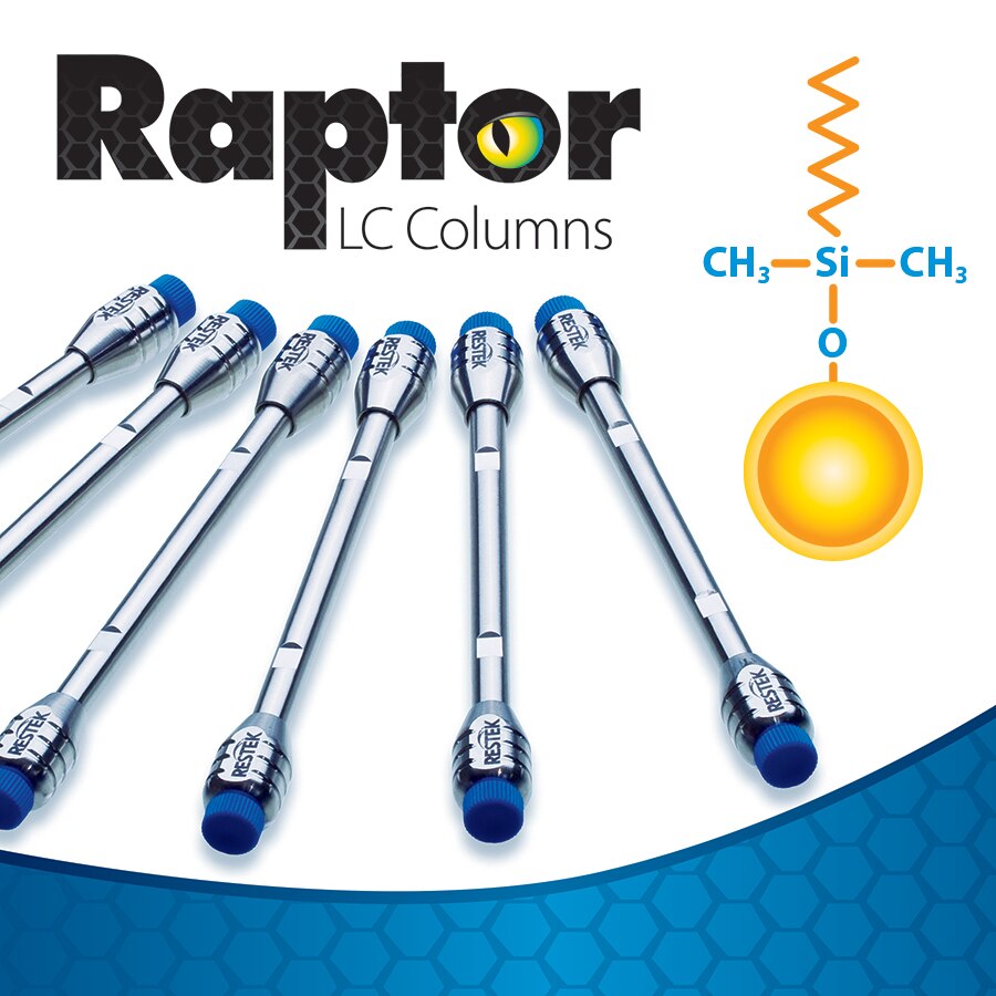 Raptor C8, 2.7 µm, 150 x 3.0 mm HPLC Column