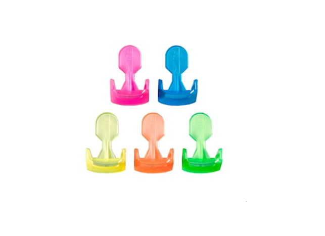 Sherlock Microcentrifuge Tube Closures, Mixed Colors, Polypropylene, 100/Bag