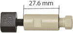 Union, Internal Reducing, 1/8" to 1/16", 0.75mm (0.030") bore, high pressure PEEK