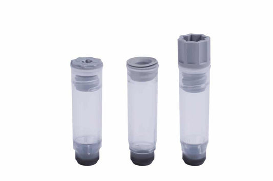 0.75ml 2D Data-Matrix Coded Push Cap Tubes V-bottom in Micronic EFC 96-2 Rack RM with cover (Barcoded A1-H1 side), 4 x 10 Racks