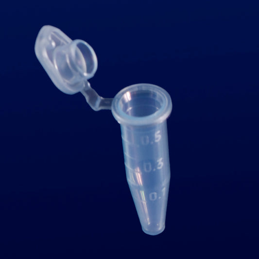 Seal-Rite™ 0.5 mL Graduated Microcentrifuge Tube, Blue, Polypropylene, 1000/Bag