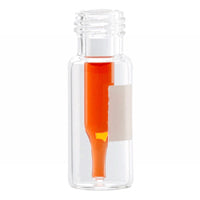 Sample Vial, 40 mL, 28X98 mm, Clear Glass, with 24-400 Black Phenolic Cap & 14B Rubber Liner, In Lab File