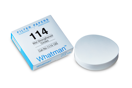 Whatman Grade 1573 Qualitative Filter Paper Wet-Strengthened, circle, 150 mm, 100/pk