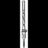 Vessel, Receiving, 10mL, 19/22 Clear-Seal