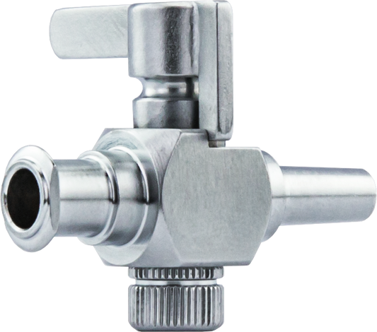 CHROMABOND Stopcocks (Valves), Chrome-plated Brass