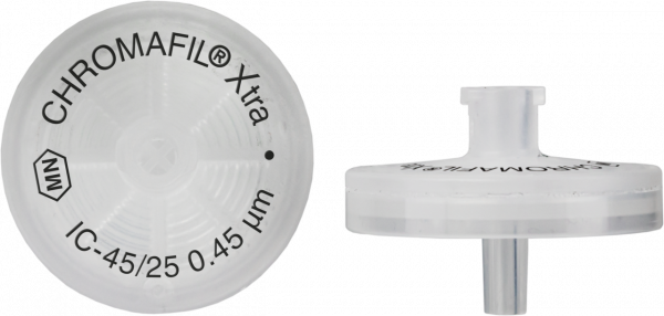 Syringe Filters, Labeled, CHROMAFIL Xtra IC, 25 mm, 0.45 µm, 100/pk