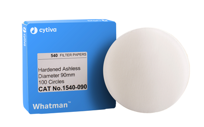 Whatman Grade 540 Ashless General Lab Filter Paper, 150 mm circles, 100/pk