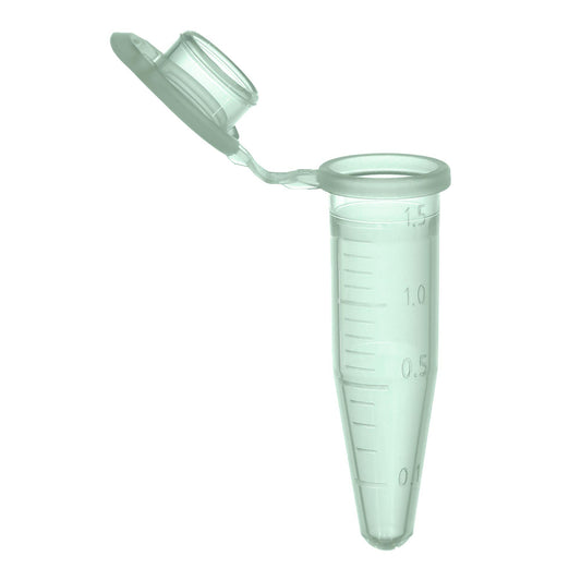 Seal-Rite™ 1.5 mL Graduated Microcentrifuge Tube, Green, Polypropylene, 500/Bag