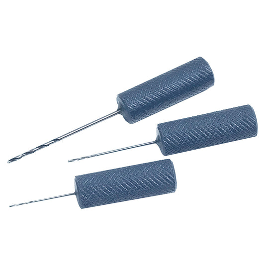 Mini Hand Drill, includes 1 of each size: 0.4, 0.5, 0.8mm