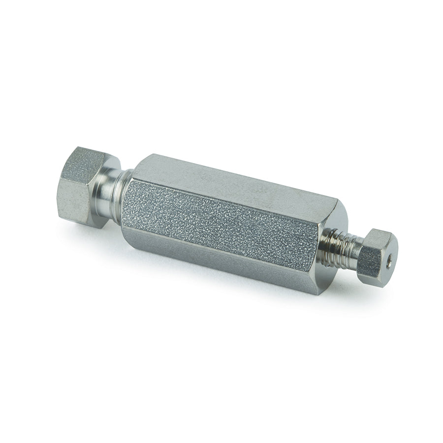 Valco Connector, Zero Dead Volume Internal Reducing Union, 1/8" to 1/16", 0.75mm bore, ea.