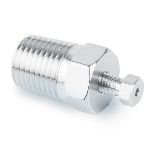 Valco Fitting, Male Pipe to Valco Internal Adapter, 1/4"NPT male to 1/16"ZDV, 1.00mm bore, ea.