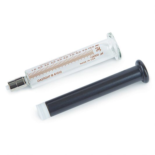 Syringe, Hamilton 1010 (10mL/TLL/without slots), PTFE Tip, Gas-Tight