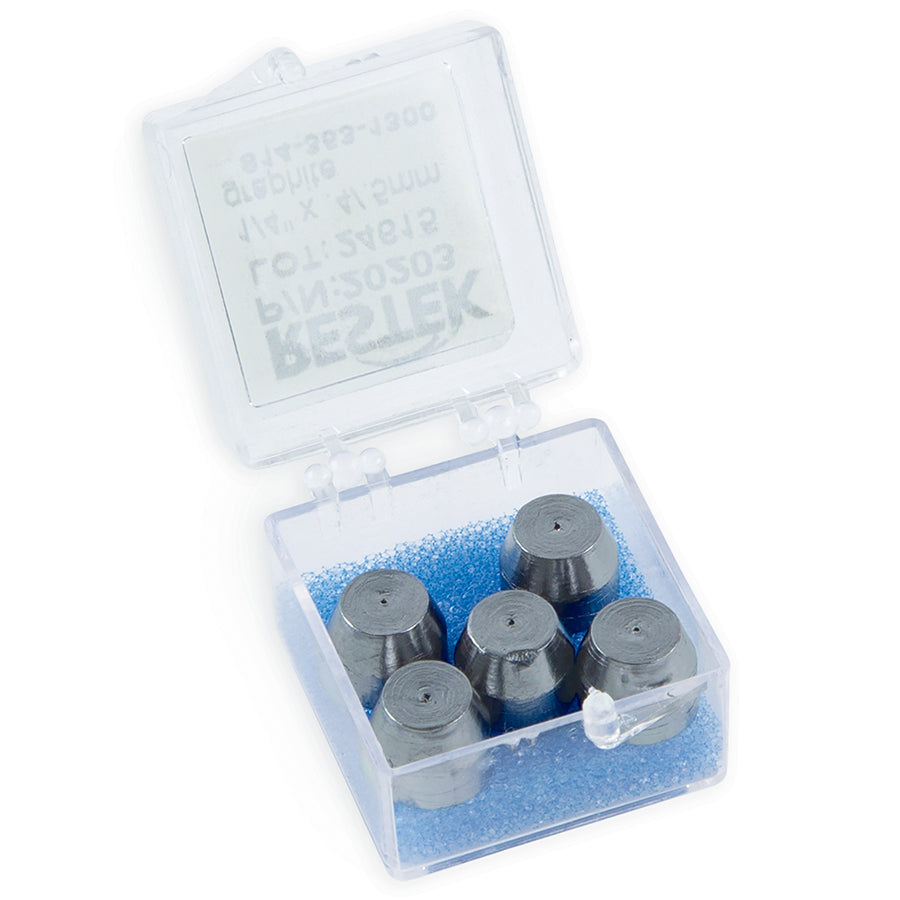 Ferrule, Graphite Reducing, 1/4" to 0.4/0.5 mm, 5/pk