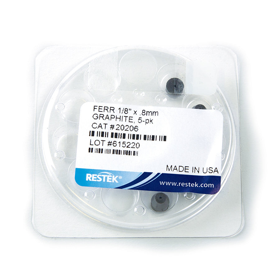 Ferrule, Graphite Reducing, 1/8" to 0.8 mm, 5/pk