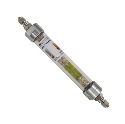 ZPure Glass H2O Filter, 1/8" Stainless Steel Fittings
