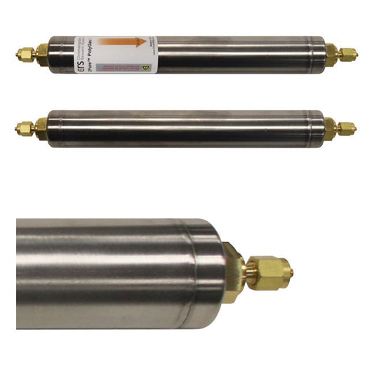 ZPure O2 / H2O Filter, 1/8" Brass Compression Fittings
