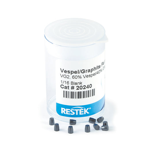 Ferrule, Vespel/Graphite VG2, 60% Vespel/40% Graphite, 1/16" Blank, 10/pk