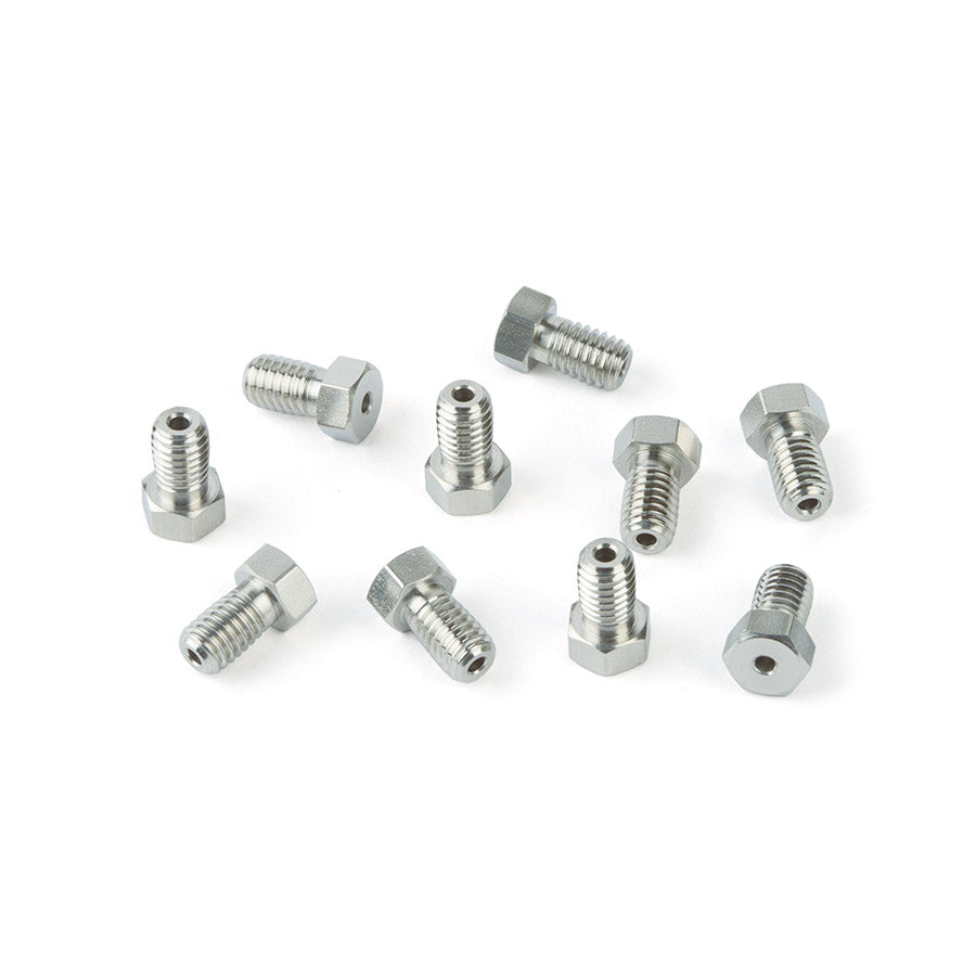 Valco Fitting, Nut, 1/16", Stainless Steel, 10/pk