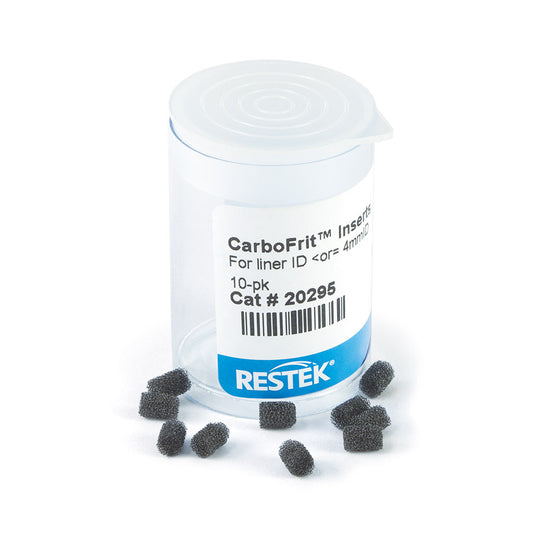 CarboFrit Inserts For liner ID ≤4 mm ID, 10/pk
