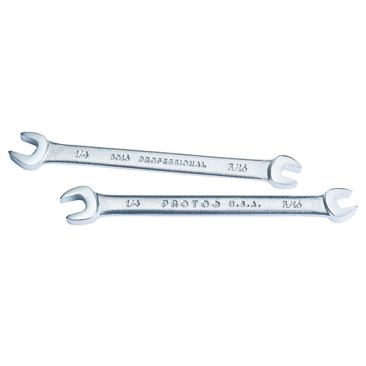 Tool, Wrench, 1/4" X 3/16" Open End, 2-piece set
