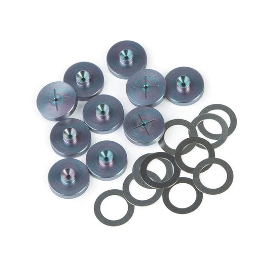 Inlet Seals, 0.8 mm Siltek Cross Disk for Agilent GCs, 10/pk