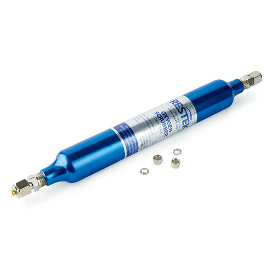 Trap, Oxygen, High Capacity, 1/4" Nickel-Plated Brass Fittings