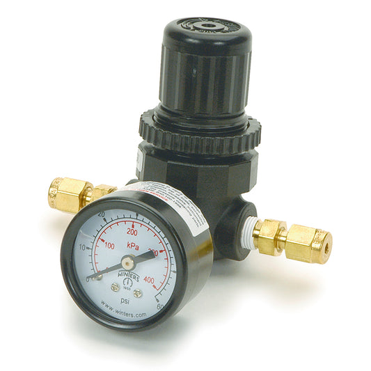 Regulator, Minicyl, 1/8" Brass Female Fittings