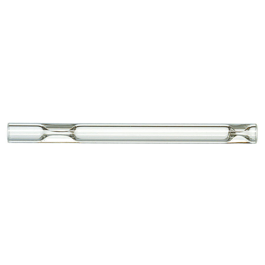 Recessed Double Taper (Gooseneck) Liner, 4 mm x 6.5 x 78.5 for Agilent GCs, Standard Deactivated, 5/pk