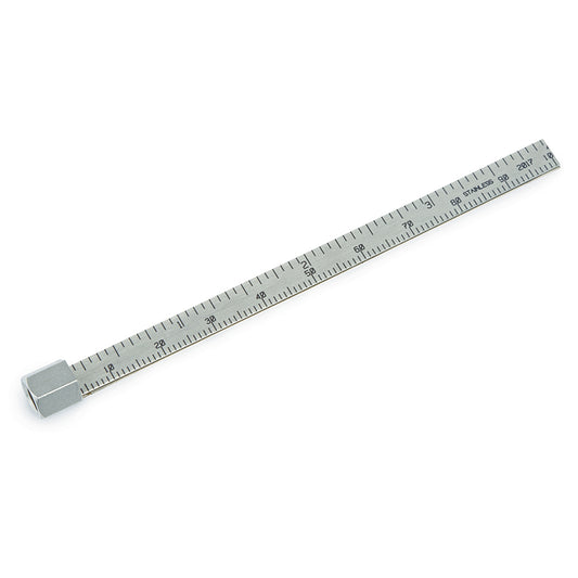 Capillary Installation Gauge for Agilent-style fittings, for Agilent, Thermo 1300/1310, and Perkin Elmer 590/690 GCs