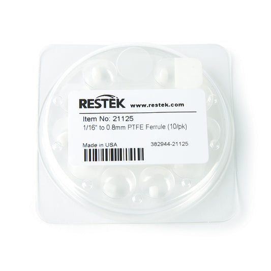 Ferrule, PTFE 1/16" x 0.8 mm, 10/pk