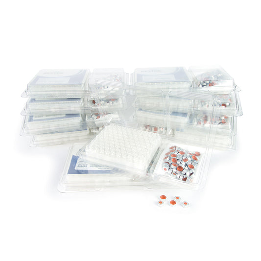 Vial Kits, Crimp Cap, 2.0ml Clear, Untreated, 1,000/pk