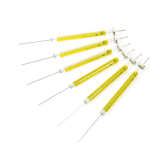 Syringe, SGE SK-5F-HP-0.63/0.47 (5uL/F/23-26s/42mm/Cone), Standard Microliter for Agilent Autosampler, 6/pk