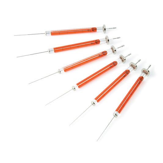 Syringe, SGE SK-10F-HP-0.63/0.47 (10uL/F/23-26/42mm/Cone), Standard Microliter for Agilent Autosampler, 6/pk